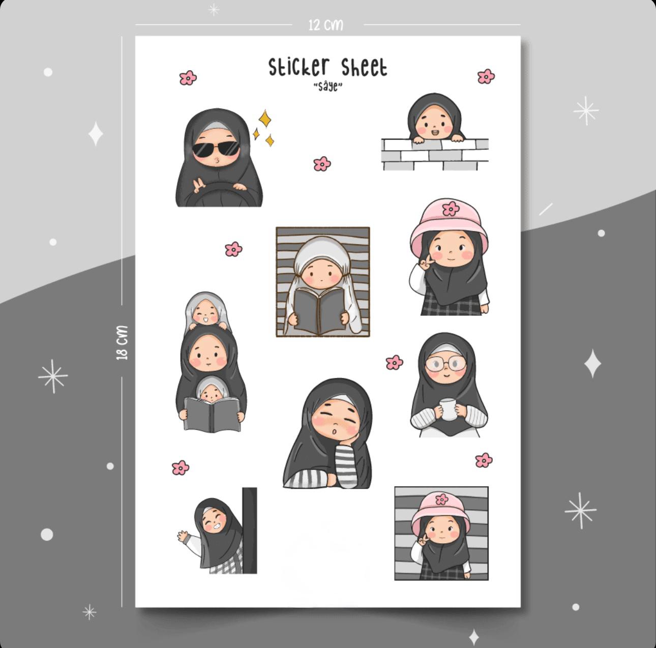 Sticker „Saye“