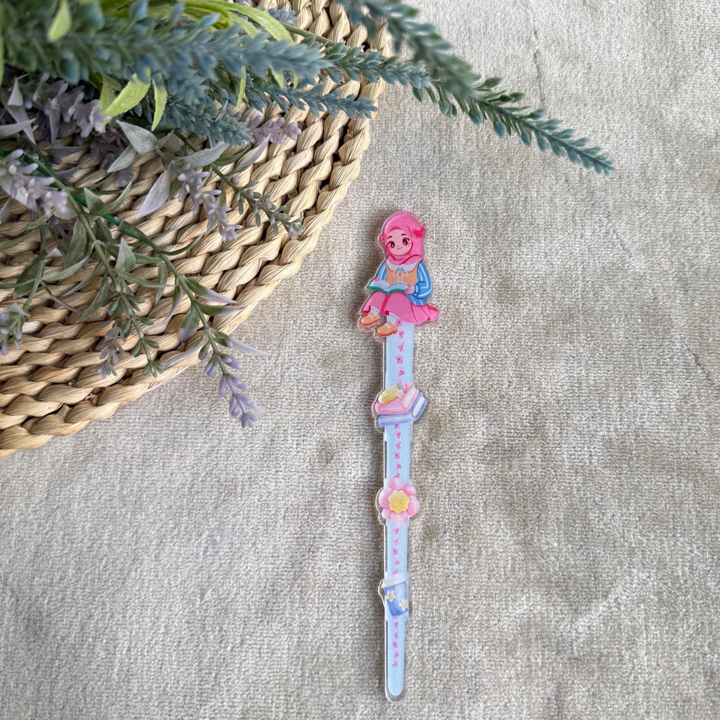 Lesezeichen „Pinky“