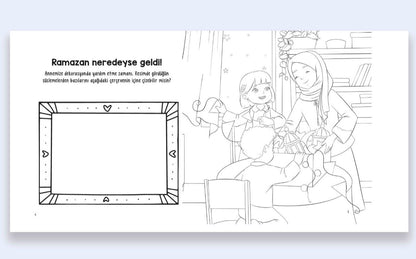 Etkinlikli Boyama Kitabı Ramazan Geceleri