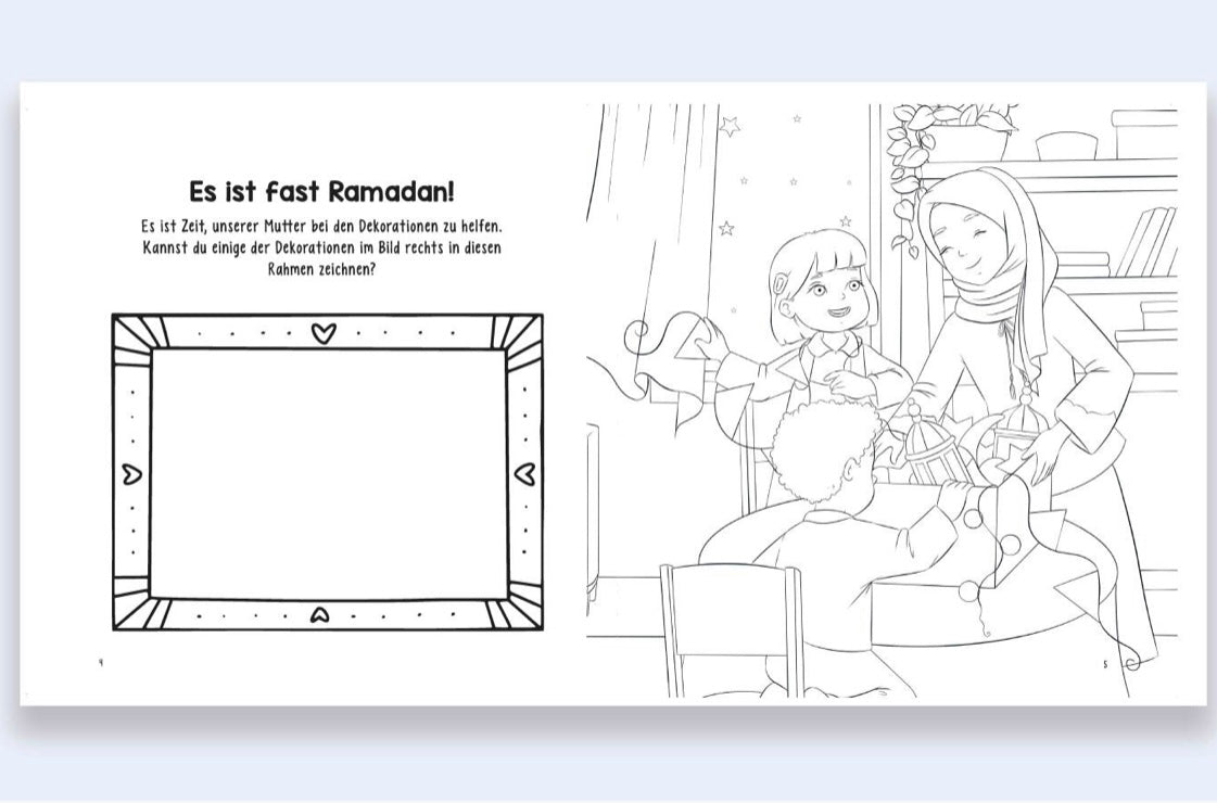 Ramadan Nächte Mal-Und Aktivitätsbuch