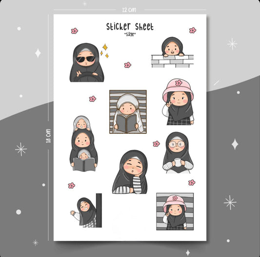Sticker „Saye“